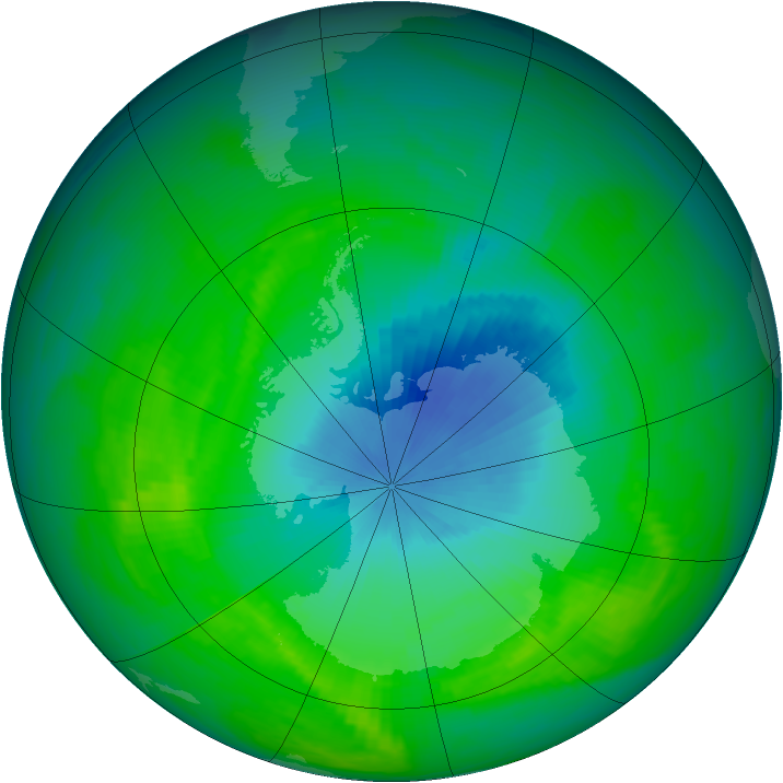 Ozone Map 1984-11-21